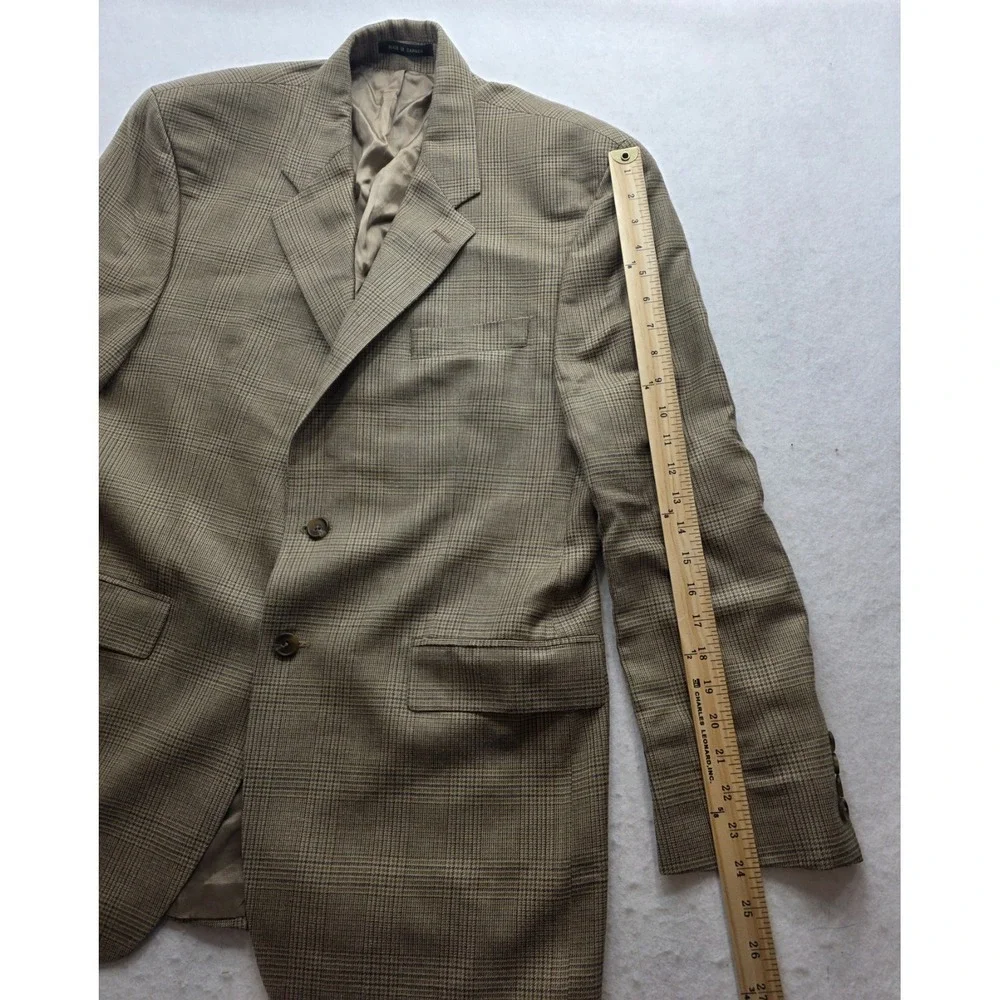 Lauren Ralph Lauren Vintage Men's Brown Houndstooth Sport Coat Blazer. Size 40R